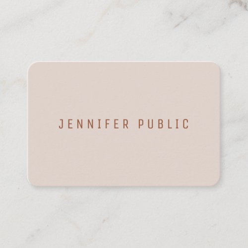 Trend Colors Elegant Luxurious Modern Template Business Card