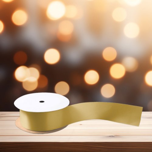 Trend Colors _ Golden Yellow Color _ Solid Satin Ribbon