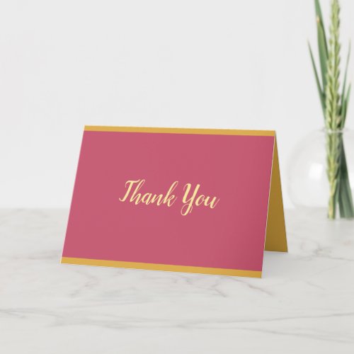 Trend Colors Hand Script Thank You Text Template