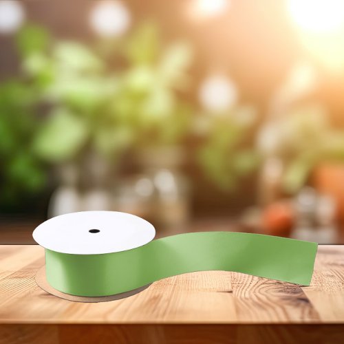 Trend Colors _ Kiwi Green Color _ Solid Satin Ribbon