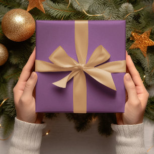 Trend Colors - Plum Purple Color - Solid Roll Wrapping Paper