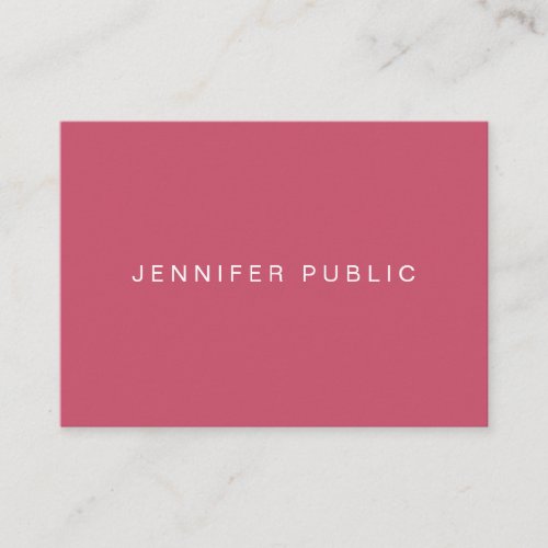 Trend Colors Template Professional Modern Simple Business Card