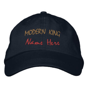 Trend Inspired Modern KING Name-Hat Statement Cool Embroidered Baseball Cap