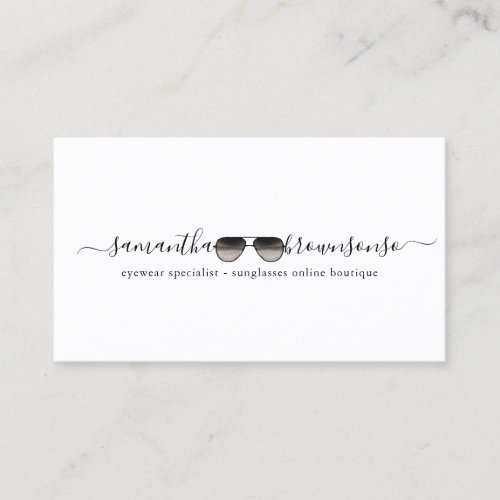 Trend Online boutique Eyewear sun Glasses Business Card