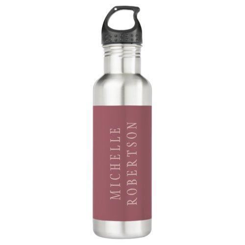 Trend Rose Dust Gold Creative Unique Classical Stainless Steel Water Bottle