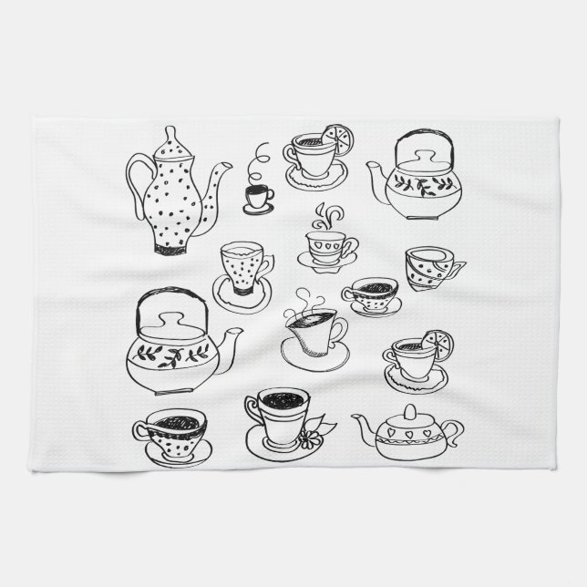 trend trendy fall fashion women trendy queen hoodi kitchen towel (Horizontal)