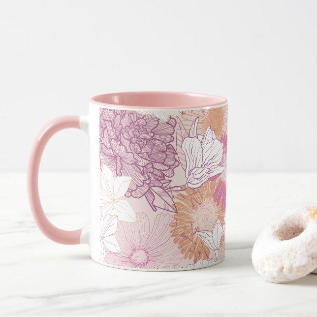 trend trendy fall fashion women trendy queen hoodi mug (With Donut)
