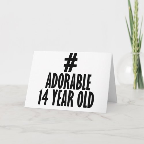 TRENDING 14 YEARS OLD BIRTHDAY DESIGNS CARD