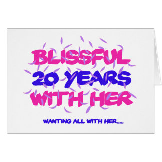 Trending 20TH marriage anniversary designs Card