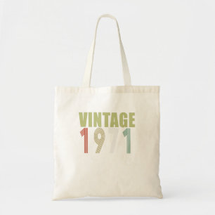 Trending 50th Birthday vintage 1971 Tote Bag
