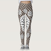 Gold Lattice Capri Leggings Golden Black, Zazzle