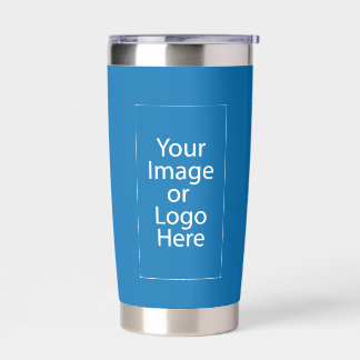 Trending Color French Blue With Custom Section Insulated Tumbler