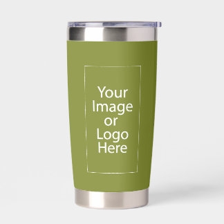 Trending Color Lima Bean Green / Custom Section Insulated Tumbler