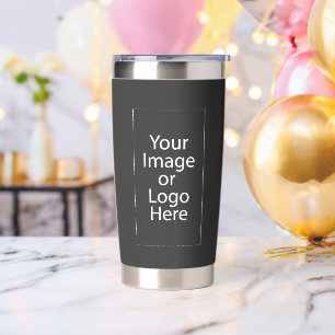 Trending Color Meteorite Gray With Custom Section Insulated Tumbler