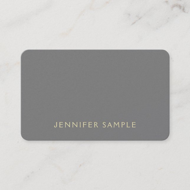 Trending Creative Elegant Pearl Finish Luxury Business Card (Front)