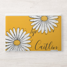 Trending Daisy Orange inky art  iPad Air Cover