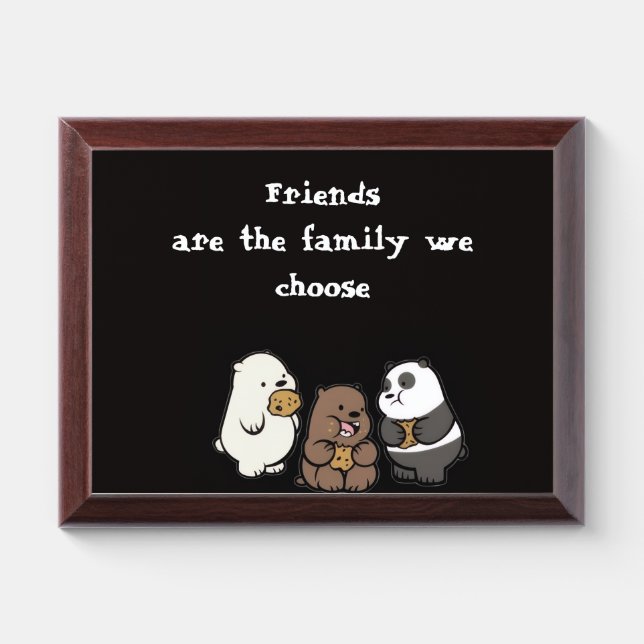 Trending Gift for Best Friends Award Plaque (Horizontal)