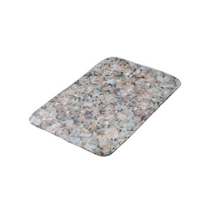 Trending Gray Mauve Pink Marble Granite Pattern Bath Mat