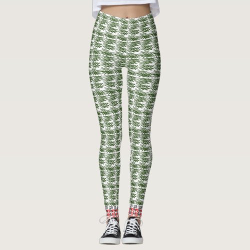 Trending Green Grass Capri Leggings