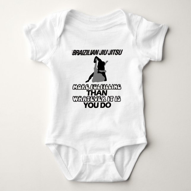 Trending Jiu Jitsu DESIGNS Baby Bodysuit (Front)