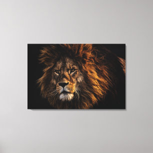 Trending Lion For Interior Home Decoration Canvas Print