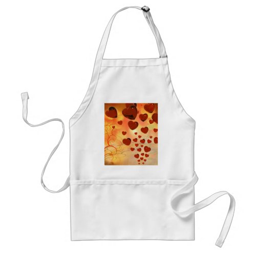 Trending love hearts accessories Valentines day Adult Apron