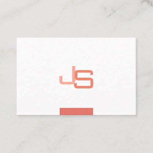 Trending Monogram Modern Elegant Template Business Card