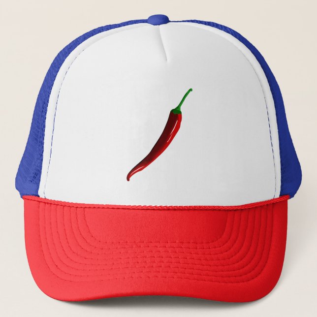 Trending Red chili Trucker Hat (Front)