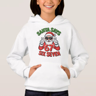 Trending Six Seven Christmas Santa Hoodie