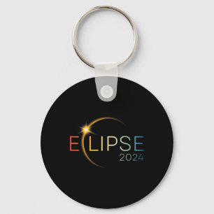 Trending Total Solar April 8 2024 Sun Eclipse T-sh Keychain