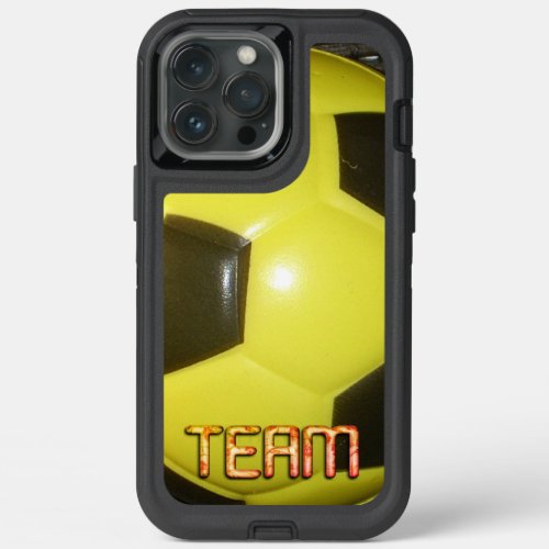 Trending Yellow and black Football Team iPhone 13 Pro Max Case