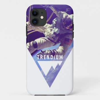Trendium Authentic Astronaut In Inverted Triangle Iphone 11 Case by TRENDIUM at Zazzle