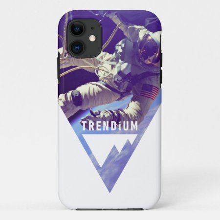 Trendium Authentic Astronaut In Inverted Triangle Iphone 11 Case
