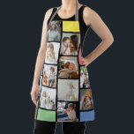 Trendy 13 Photo Memory Keepsake Apron<br><div class="desc">This trendy 13 photo collage all over print apron is the perfect gift for someone who loves to cook!</div>