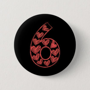 Trendy 67 Sketch Heart Matching 6 Valentine Kids L Button