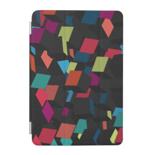 Trendy Abstract Geometric Cube Pattern iPad Mini Cover