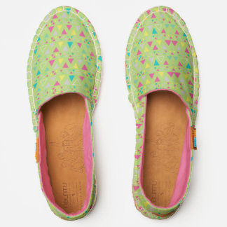 Trendy Abstract Geometric Espadrilles