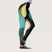 Trendy Abstract Print Leggings (Right)