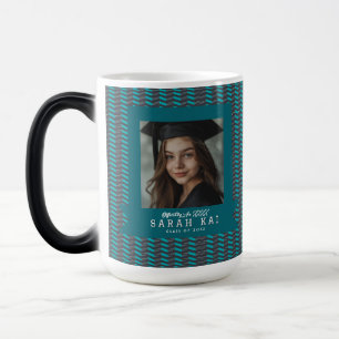Trendy Abstract Print Wife Graduation Gift Color Morph Mug