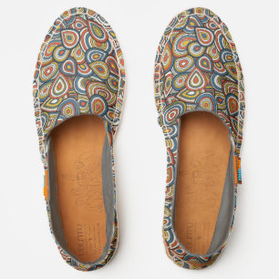 Trendy Abstract Retro Pattern Espadrilles