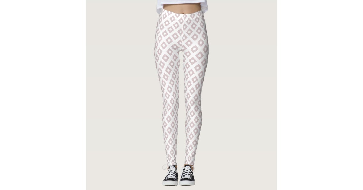 Trendy Abstract Template Modern Circle Elegant Leggings Zazzle