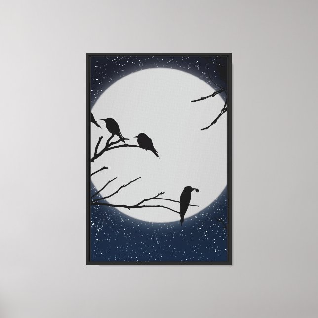 Trendy Abstract Wall Print – Unique Living Room D (Front)