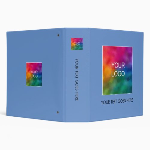 Trendy Add Company Logo Here Promotional 3 Ring Binder