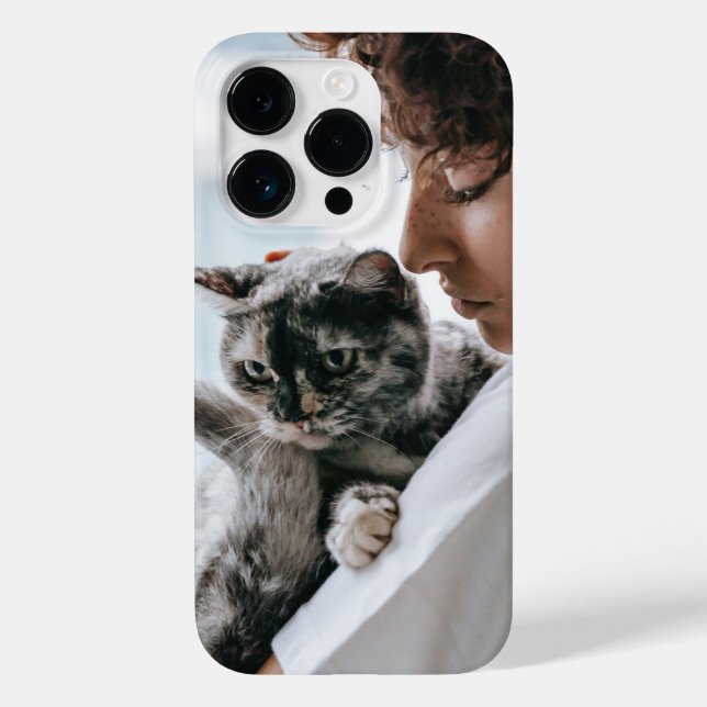 Trendy Add Your Selfie Photo Custom Case-Mate iPhone Case (Back)