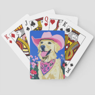 Trendy Aesthetic Cute Preppy Dog Poker Cards