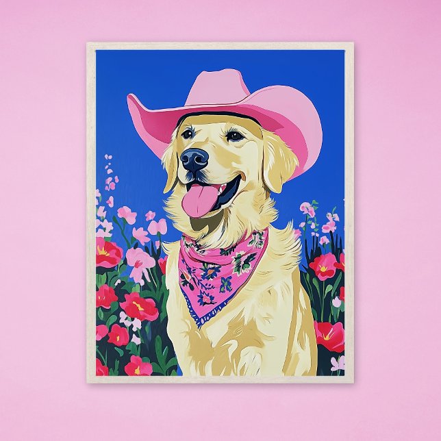 Trendy Aesthetic Cute Preppy Dog Poster (Creator Uploaded)