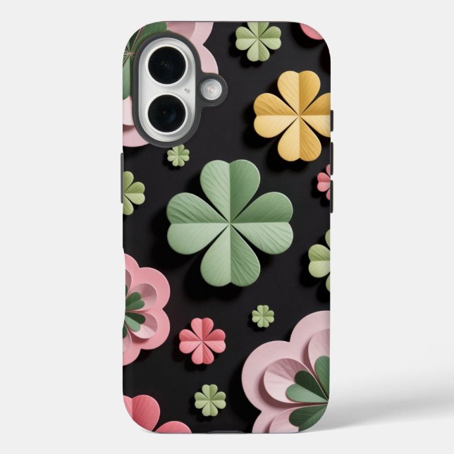 Trendy Aesthetic iPhone Case Ai design  (Back)