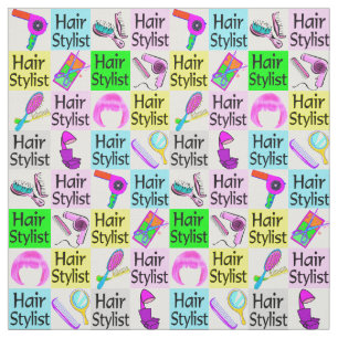 TRENDY AND CHIC HAIR STYLIST FABRIC