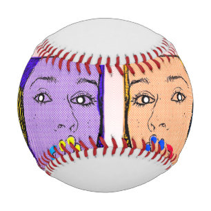 Trendy and Colorful Baseball