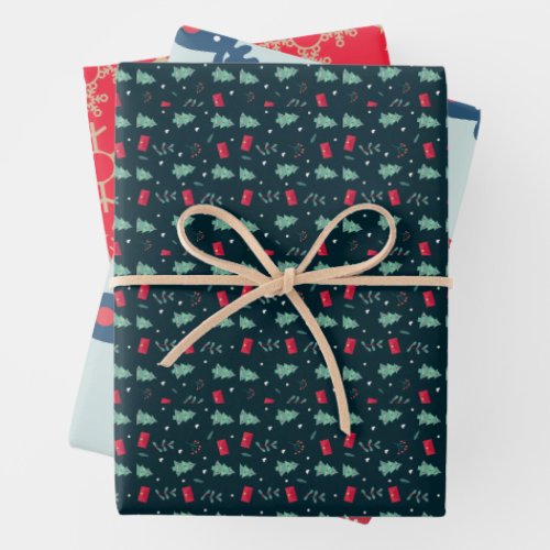 Trendy and Festive Christmas Wrapping Paper Sheets